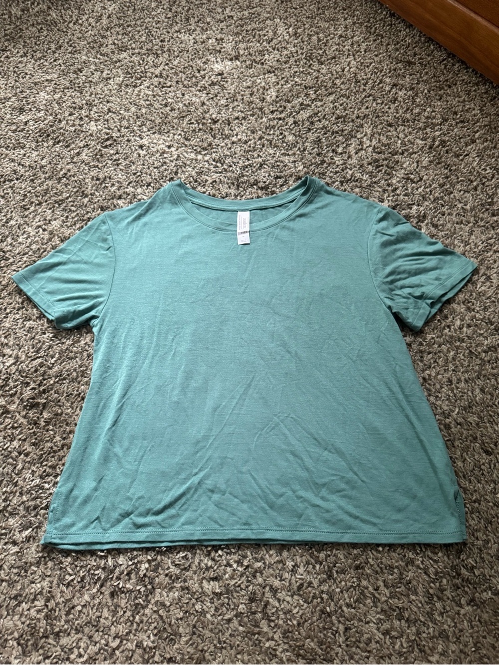 Auden Short Sleeve Crew Neck Top - Teal Green